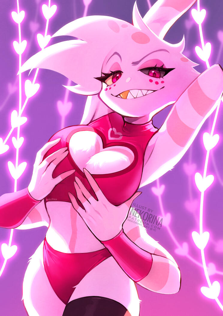 Angel Dust, from Hazbin Hotel Angel Dust, from Hazbin Hotel