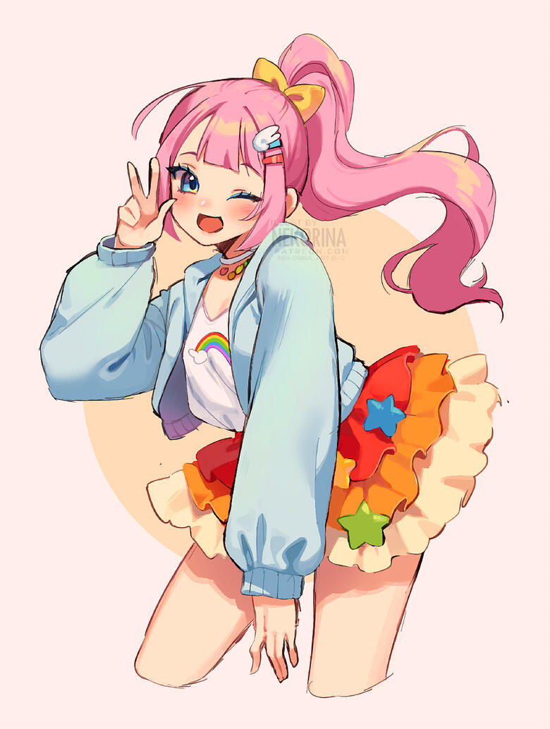 Rainbow Dash inspired outfit