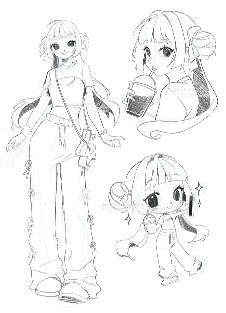 Doodles of Haruyo (Original Character)