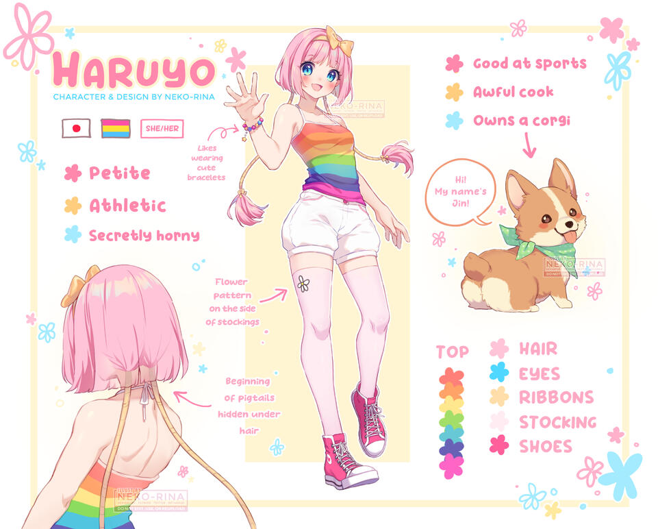 Design of my Original Character Haruyo