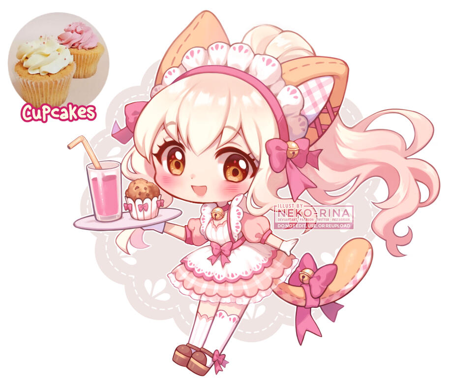 Character based on cupcakes