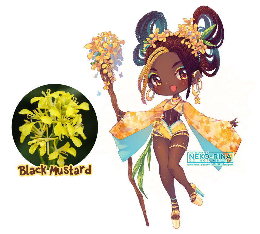 Character based on Black Mustard