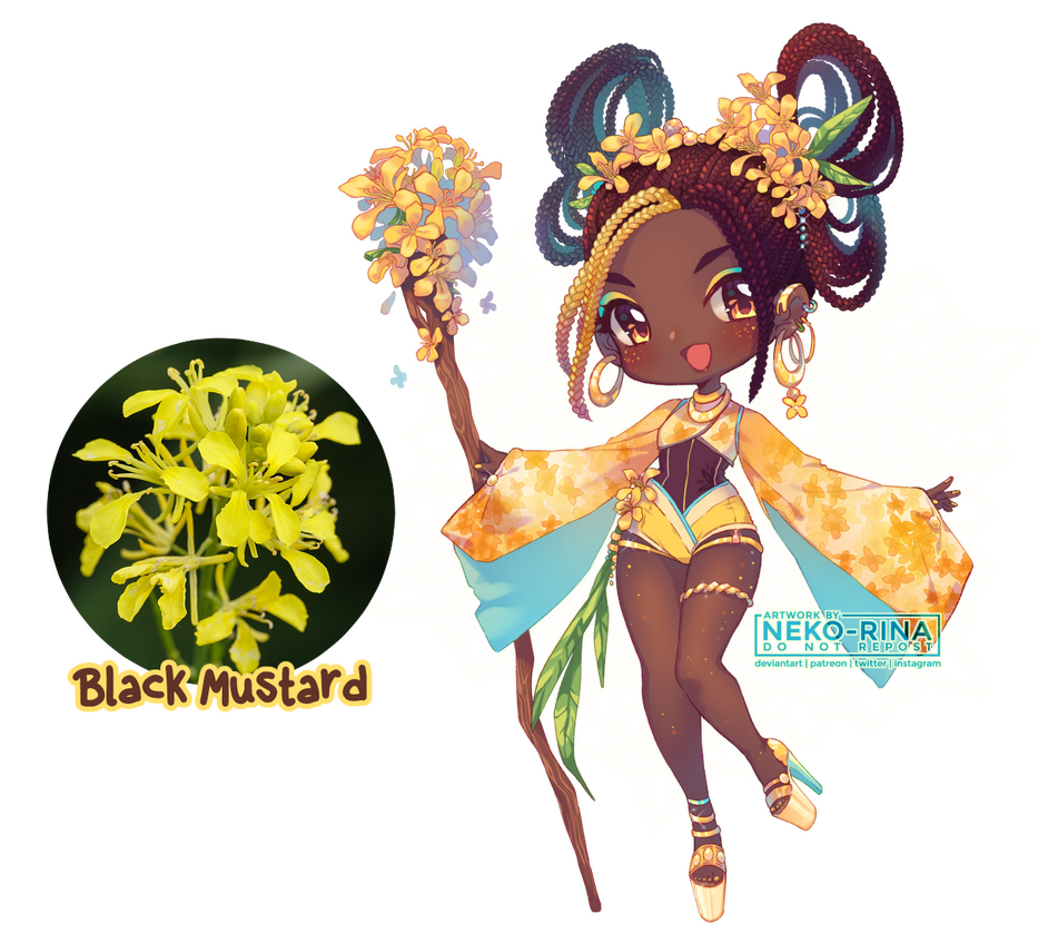Character based on Black Mustard