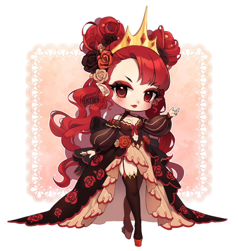 Adoptable Concept: Rose Queen