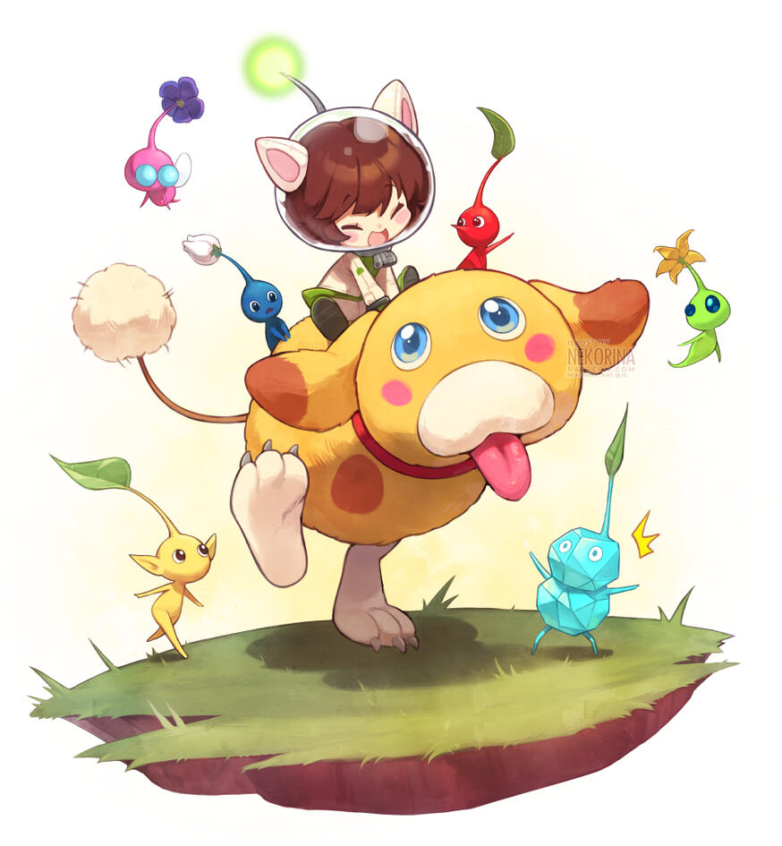 Rina (original character) in the Pikmin universe